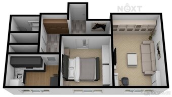 Pronájem byt 2+1, 61㎡ - 16