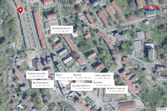 Pronájem bytu 1+1, 34 m², Aš, ul. Hlavní - 16
