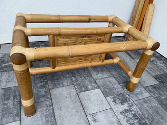 Jídelní stůl Sole Mio 211 x 126cm - masivní bambus - 16