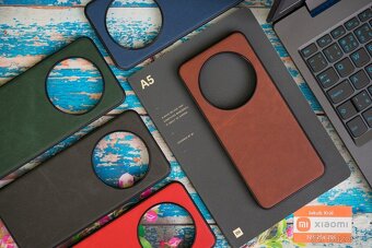 Pouzdro s koženkovými zády pro Xiaomi, Redmi a Poco - 16