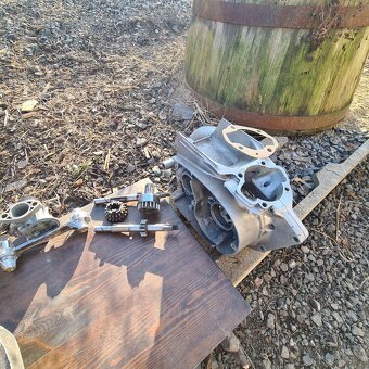 Soutěžní motor jawa EVROPAN 575 díly - jawa 350 jednoválec - 16