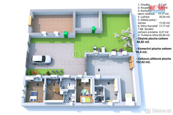Prodej rodinného domu, 67 m², Veletov, pozemek 533 m² - 16