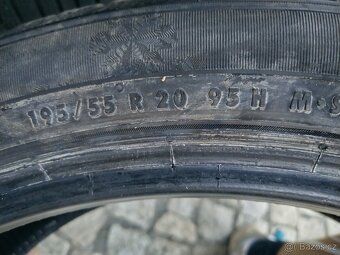 Renault scenic disky 5x114,3 s pneu 195/55/20 zima - 16