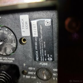 REVOX PR99 MK II - 7,5 IPS a PROFI HIGHEND 15 IPS - 16