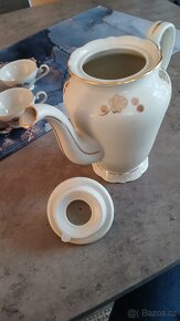 Prodám krásný retro mocca kávový/čajový servis EPIAG D.E. - 16