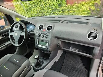 VW Caddy 1.9TDI 77kW,DPH,klima,1.Maj.tažné,výhřevy - 16