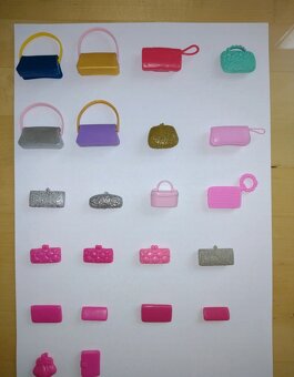 Kabelky, psaníčka, peněženka, diář pro panenky - 16