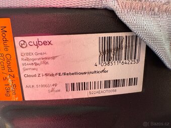 Vajíčko cybex cloud Z i-Size Rebellious + otočná Base Z - 16