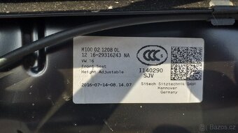 Sedadla Transporter T6 2019 - 16