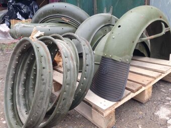 Odklápěcí zadní blatník přední blatník blatník na sajdu - 16