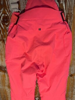 Dívčí lyžařské kalhoty zářivě růžové vel. 12-14 let - 16
