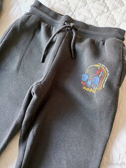 3x dětské tepláky uvnitř fleece, vel 134 - 16