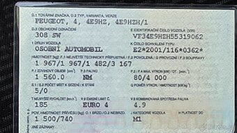 Peugeot 308 SW  1,6HDI 80kW r.v.2009 - výborný motor - 16
