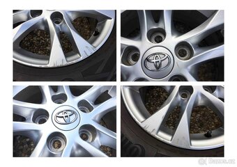 4ks letní alu kola Toyota 195/65/15 Continental 4x4mm - 16