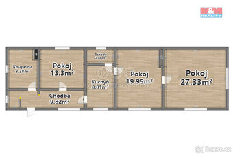 Prodej rodinného domu, 80 m², Honezovice - 16