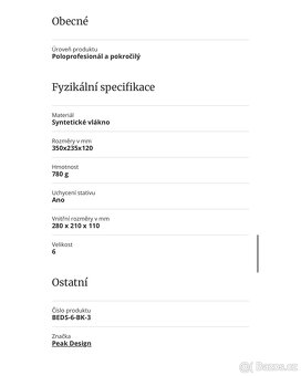 Brašna Peak Design everyday sling 6L - 16