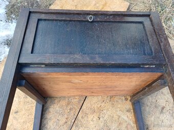 Starožitný servírovací stolek - 16