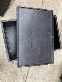 Ukládací box plastový, přepravka s víkem KLT 4622 za 200 kč - 16