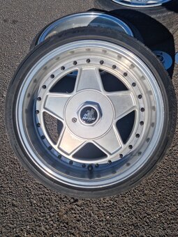 King K7000 dobové Alu kola 8.5Jx17 Et 13 5x120 BMW - 16