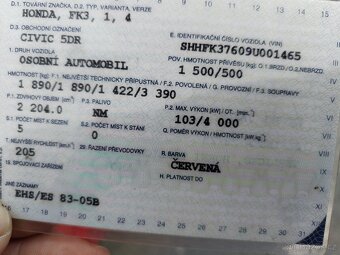 Prodám Honda Civic 8g rok výroby 2009 - 16