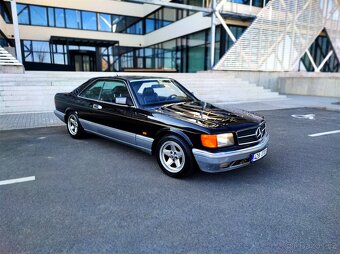 MERCEDES SEC 500 W126, ČERNÝ INTERIÉR, PO SERVISE, NOVE STK - 16