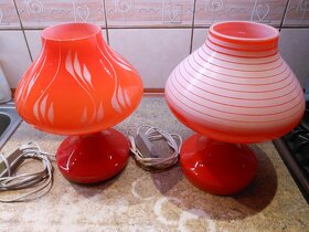 RETRO SKLENĚNÁ LAMPA - 16