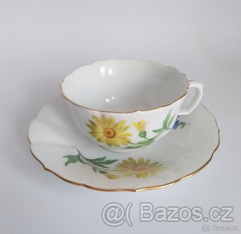 Starožitný porcelánový šálek Míšeň - Meissen - 16