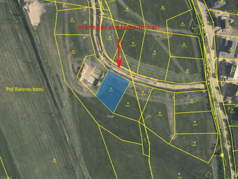 Prodej, stavební pozemek, 1077 m2, Čenkovice, Buková Hora - 16