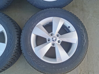 215/65/17 alu kola 6,5x17 5x112 ET38 zimní KODIAQ - 16