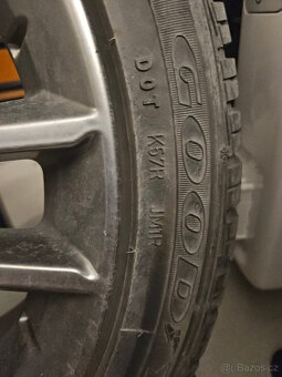 Alu kola AEZ Intenso 7.5Jx17 + zimní pneu Goodyear 225/45/17 - 16