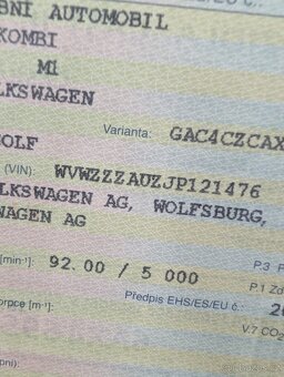 Golf VII, 1.5 TSI přečipováno, 57 086 km Aktivní inzerát - 16