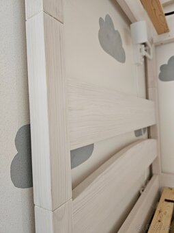 Palanda 2x150kg, 200x90cm, 2 úložné prostory, rošty a žebřík - 16