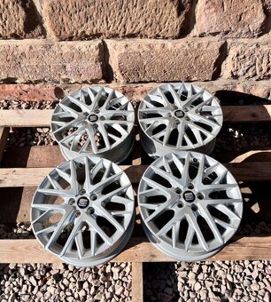 5x100 R16 originál alu disky Seat Ibiza - TOP STAV - 16