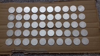 Stříbrné ČSR koruny 50x 10 Kčs a 8x 20 Kčs Ag 700/1000 - 16