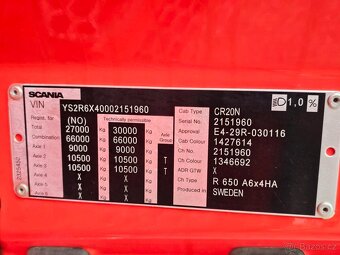 Scania R650 V8 6x4 / Hydraulika / Reduktory - 16