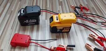 Startovací kabely,pro Aku Makita/DeWALT/Milwauk/BOSCH - 16