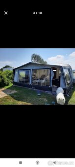Karavan Knaus Azur 500 - francouzská postel, plynový bojler - 16
