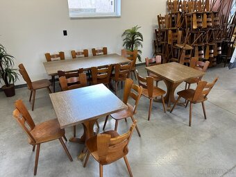 21ks Rustikální gastro židle do pivnice - 16