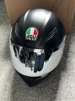 AGV K1-S vel. L - černá + stříbrné plexi – Jako nová - 16