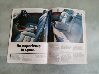 BMW E32 -složky s katalogy 1987 v angličtině -britská mutace - 16