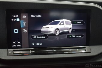 Volkswagen Caddy Maxi 2,0 TDi 90 kW, 7-míst,LED,DPH - 16