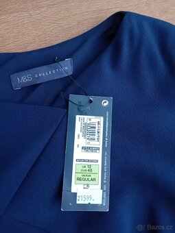 Marks & Spencer dámské pouzdrové midi šaty vel. M/L nové - 16