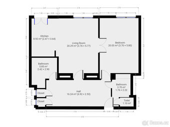 Pronájem bytu 2+kk, Náměstí Jiřího z Lobkovic, Vinohrady, 27 - 16