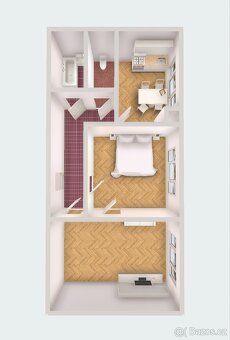 Prodám byt 2+1 v centru Nové Paky / 60m² - 16