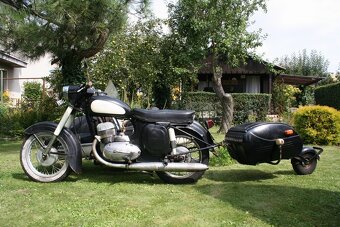 Jawa 350 + sidecar + vozík PAV - 16