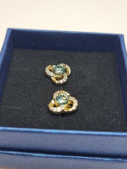 Naušnice s diamantem ( moissanit ) - 16