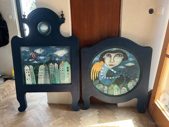 Neobaroko posteľ 90x200cm - 16