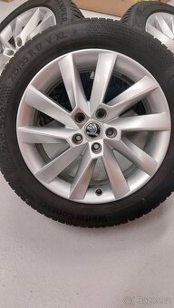 Alu kola 5x112 r17 originál Škoda Superb III  Stratos - 16