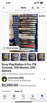 pS4 games. 200. Usa ntsc. System. - 16