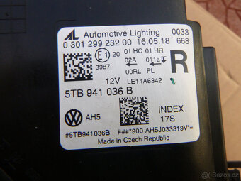 VW Touran světlo 5TB941081B 5TB941036B - 16